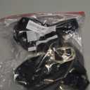 Cow Halter Cattle Halters Adjustable Calf Halter with Leading Rope for Horse Donkey Goat Nylon Cattle Training Supplies Black L