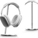 BENKS Desktop Headphone Stand Universal Headset Holder Hanger Mount with Protective Silicone Pad, Gaming Headset Accessories, Compatible with AirPods Max, Beats, Bose, Sony and so on (White)