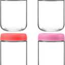 4 Pack Glass Mason Jars with Lids, 16oz Airtight Overnight Oats Containers, Glass Storage Jars for Breakfast, Lunch, and Leftovers  BPA-Free, Leakproof, Ideal for Meal Prep and Pickling