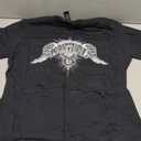 Hot Leathers Black Asphalt Angel Ladies Short Sleeve Tee, Black, Large