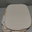 iEGrow 100L Laundry Basket with Lid, Large Laundry Hamper with Bamboo Handle, Collapsible Dirty Clothes Hamper Organizer - Beige