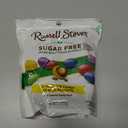 Russell Stover Sugar Free Chocolate Candy Coated Peanut Gems, 7.5 Ounce Bag (EXP 08/01/24)