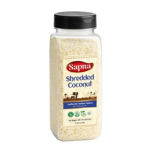 Sapna Shredded Coconut, 10.5 OZ, Premium Authentic Spice, All Natural (EXP 06/30/28)