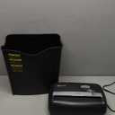 6 Sheet Cross Cut Paper and Credit Card Home Office Shredder with 3.8 Gallon Bin, Black (6 Sheet)
