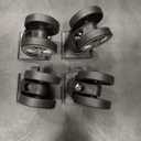 Travel Tote Bag with Trolley Sleeve Expandable Extra Duffel Bag with Wheels Lightweight Traveling Foldable Suitcase (Black)