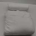 HYLEORY King Mattress Pad Quilted Fitted Mattress Protector Cooling Pillow Top Mattress Cover Breathable Fluffy Soft Mattress Topper with 8-21" Deep Pocket (White)