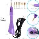 GLTECK Hotfix Applicator, Bedazzler Kit with 5784 PCS Rhinestones for Crafts, DIY Hot Fix Rhinestone Applicator Wand Setter Tool with 7 Tips, 6 Pattern Templates, Gloves, Tweezers & Cleaning Brush