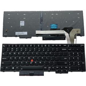 Laptop Replacement US Layout with backlight Keyboard For Lenovo ThinkPad E580 E585 L580 E590 E595 L590 T590 P15S P52 P72 P53 P73 P53 P52 T15(Not Fit P52s)SN5372BL PK131671B00 01YP760 01YP680