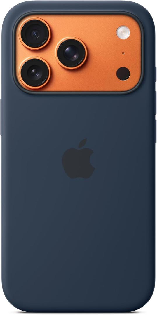 Apple iPhone 17 Pro Silicone Case with MagSafe and Camera Control: Lightweight Phone Case, Wireless Charging Compatible, Smooth Matte Finis, Midnight