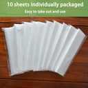 10 Piece Painter Plastic Drop Cloths Sheet,Waterproof Anti-dust Cover,9x12 Feet Disposable Tarp for Painting for Couch/Furniture Cover