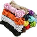 PerkHomy Bungee Shock Cord Rope Marine Grade Heavy Duty Polyester Bungie Elastic Stretch String for Kayak Strap Tarp Tie Down Canopy Boating Camping Tent Crafting Patio Pink-1/4 x 25'