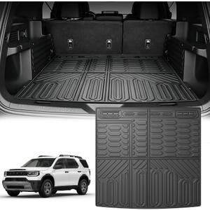 AOMSAZTO Cargo Liner Fit for 2026 Honda Passport | All Weather TPE Custom Fit Cargo Mat Cargo Liner Heavy Duty Anti-slip Cargo Tray, Black