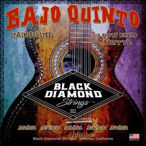 Black Diamond Strings N277L Bajo Quinto Stainless Loop End .024| .034 | .046| .056 030 | .074 .034