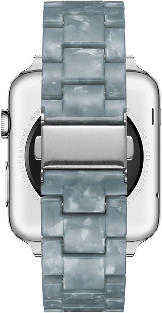 Women's Acetate Fashion Band for Apple Watch Secure, Adjustable, Apple Watch Band Replacement, Fits Most Wrists