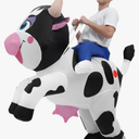 Inflatable Cow Costume Ride on Cow Costumes Inflatable Halloween Costumes Blow up Fancy Dress for Adult
