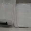 IRIS USA 4-Pack 13 Quart Storage Bins with Lids, Clear