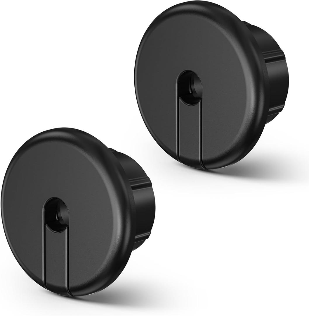 XLTTYWL Wall Bushing for Starlink Dishy Ethernet Cable, 1-Inch Star Link Cable Routing Kit Wall Hole Feed-Through Cables Bushing for Starlink Ethernet Adapter Grommet Holes (Black, 2 Pack)