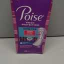 Poise Ultra Thin Incontinence & Postpartum Pads for Bladder Leaks, 7 Drop Ultra Absorbency, Long Length, 22 Count