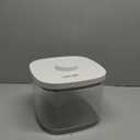 Airtight Rice Container 10 Lbs, Clear Plastic Food Storage Container Bin For Flour Sugar, Dry Food Holder with Easy Locking Lid for Kitchen Pantry Organization and Storage