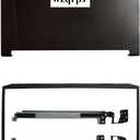Replacement Laptop LCD Cover Back Rear Top Lid with Front Bezel Hinges for Acer Nitro 5 AN515-54 55 AN515-56 57 44 AN515-45 60.QBAN2.002 AP3AT000210 FA2K1000200 Black