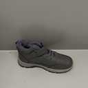 LJAIYI Men's Snow Boots Winter Shoes with Hook Loop Warm Fur Lined Waterproof Ankle Booties Comfortable Casual Outdoor Walking Hiking Boots (7, Grey)