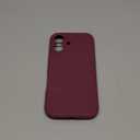 LOVE 3000 Designed for iPhone 16 Case, Premium Silicone with [Soft Anti-Scratch Microfiber Lining] Shockproof Protective Phone Case for Men Women Girls 6.1", WineRed