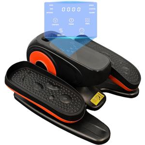 Under Desk Elliptical Machine,Leg Exerciser While Sitting for Seniors,Quiet & Portable Leg Exerciser While Sitting with Remote Control
