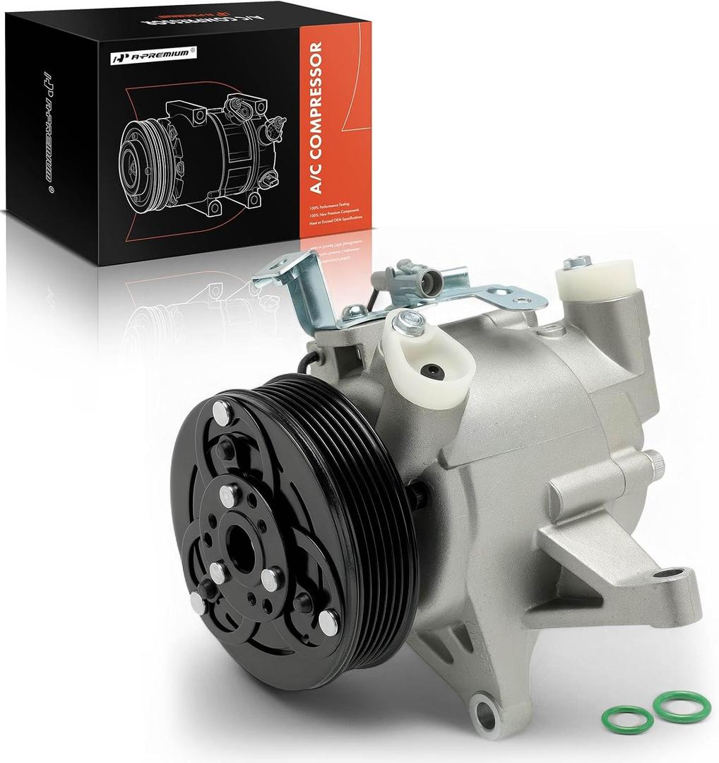 A-Premium Air Conditioner AC Compressor with Clutch | Compatible with Subaru XV Crosstrek 2.0L 2014-2015