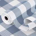 Shelf Liner for Kitchen Cabinets Non-Adhesive Drawer Liners Non-Slip Strong Grip Cabinet Liners Thickened Paper for Shelves, Dresser, Cupboard, Tool Box, Pantry, Bathroom Drawers Blue 11.8In x 10FT