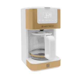 12-Cup White-Gold Hot & Iced Coffee Maker - CMWB12WG13