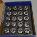 M12x1.25 Lug Nuts - 20pcs OEM Wheel Lug Nuts Compatible with Nissan Altima, Quest, Rogue, Tsuru, Infiniti Q45, Q50, Q70, JX35 Chrome Acorn Wheel Nuts