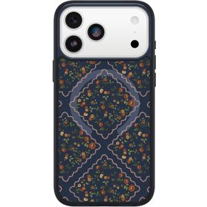 OtterBox iPhone 17 Pro Max Symmetry Series Clear Case - Floral Romance - Blue