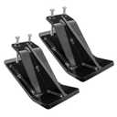 Tractor Bucket Protector, Ski Edge Protector, 2pcs Black Heavy Duty Steel Bucket Attachment for Snow Leaves Removal, Spreading Gravel