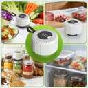 Mason Jar Vacuum Sealer, Food Saver Vacuum Sealer Machine(Lids Included) for Wide, Regular Mouth Mason Jars, Portable Automatic Canning Machine For Kitchen Food Storage(White)
