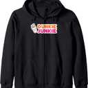 Dunkie Junkie Coffee Lover's GIft Zip Hoodie