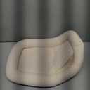 FurHaven Dog Bed for Extra Small Dogs & Cats, Bolster Crate Pad with Soft Supportive Base for Carriers & Kennels, Machine Washable, Extra Small, Sherpa Fleece, Cream