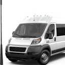 13 Inch Replacement Antenna Mast for RAM ProMaster 1500 2500 3500 (2014-2024), RAM ProMaster City (2015-2022), RAM ProMaster Flexible Rubber Antenna, Black