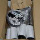 Modern Sputnik Chandelier 6-Light Industrial Ceiling Lights Fixture 22" Black Semi Flush Mount Ceiling Light with E26 Base Sputnik Lights Fixture for Dining Room Bedroom Foyer Hallway Living Room