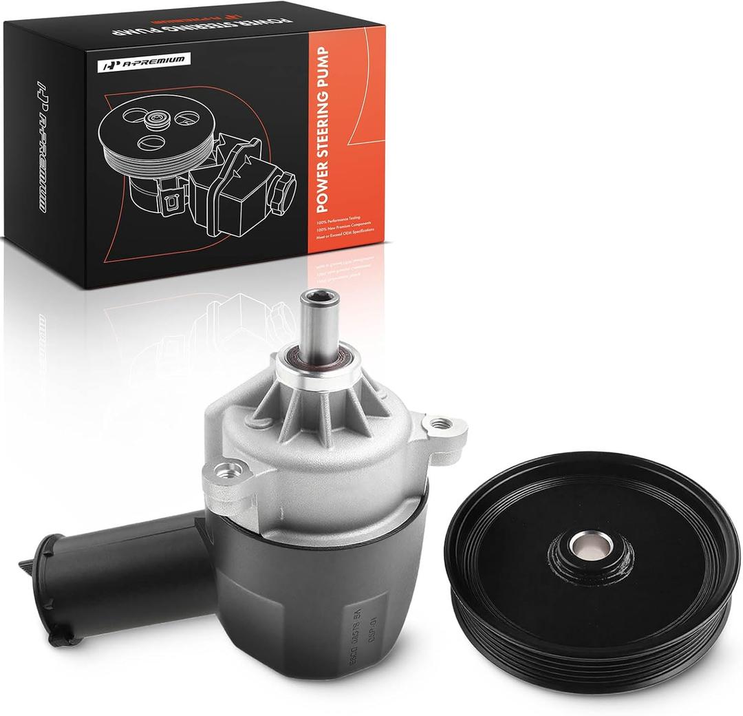 A-Premium Power Steering Pump, with Reservoir & Pulley, Compatible with Ford & Mercury - 1990-2006 - F-100 Ranger, Ranger, Explorer, Aerostar, Sable, Taurus, Windstar, Sable, Replace # F09Z3A674A
