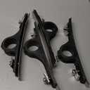 4 Pcs Fender Brackets Assembly - 8591005 Fender Hanger Mounting Bracket for Trailer Dump Trucks, Flatbed Trucks Dual Rear Wheels Replacement 8590195 & 8590245 Poly Fender (One Side)