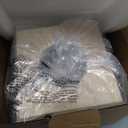 WORHE Tissue Box Cover Italy Natural Travertine Stone Heavy Duty Square Facial Toilet Paper Holder for Bathroom Living Room Bedroom Dresser Kitchen Minimalistic Office Home Decor Beige (TBC145WT)