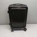 22 Inch Carry On Luggage 22x14x9 Airline Approved, Carry On Suitcase with Wheels, Hard-shell Carry-on Luggage, Durable Luggage Carry-On, Black Small Suitcase with Cosmetic Case