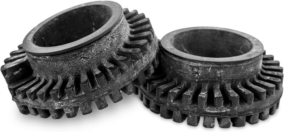Front Coil Spring Insulators, Front Upper Coil Spring Isolators Compatible with 2006-2020 Charger, 2008-2020 Challenger, 2005-2008 Magnum, 2005-2020 300 (Pair for RWD Only)