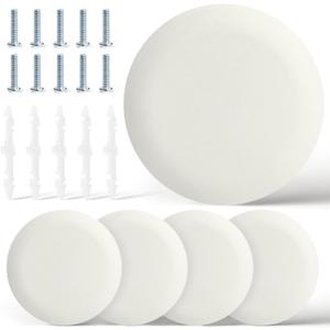 CP3540 Ceiling Cover Plate, Round Electrical Box Cover - 5 Pcs