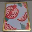 Framed Pomegranate Fruit Market Poster Canvas Print Art Boho Trendy Painting Wall Art Pictures Home DecorDecoration for KitchenLiving Room Wall Decoration Art Print (Gold Framed)