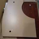 Bush Business Furniture Series C Elite 60W x 43D Right Hand Bow Front Office Desk with 36W Return in Hansen Cherry, Large Computer Table for Professional Workspace