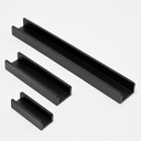 Floating Shelves Set of 3 – Black Metal Wall Mounted Shelves for Bathroom, Bedroom, Living Room, Office – Sizes 30", 24", 18"