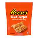 Reese's Filled Pretzels, Peanut Butter Pretzel Nuggets, Crunchy, Ready to Eat, Sweet and Salty Snack, 9oz Resealable Bag (EXP 01/17/26)