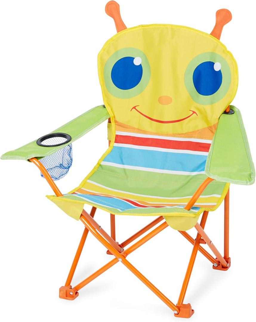 Melissa & Doug Sunny Patch Giddy Buggy Folding Lawn & Camping Chair (Frustration-Free Packaging), 25 inches x 15 inches x 27 inches