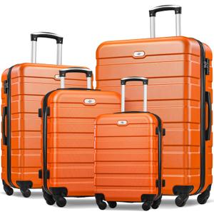 Suitour Luggage Sets 4 piece with Spinner Wheels,Hard Shell Luggage set for Women,16" 20" 24" 28 inches Suitcase Set for Travel Business